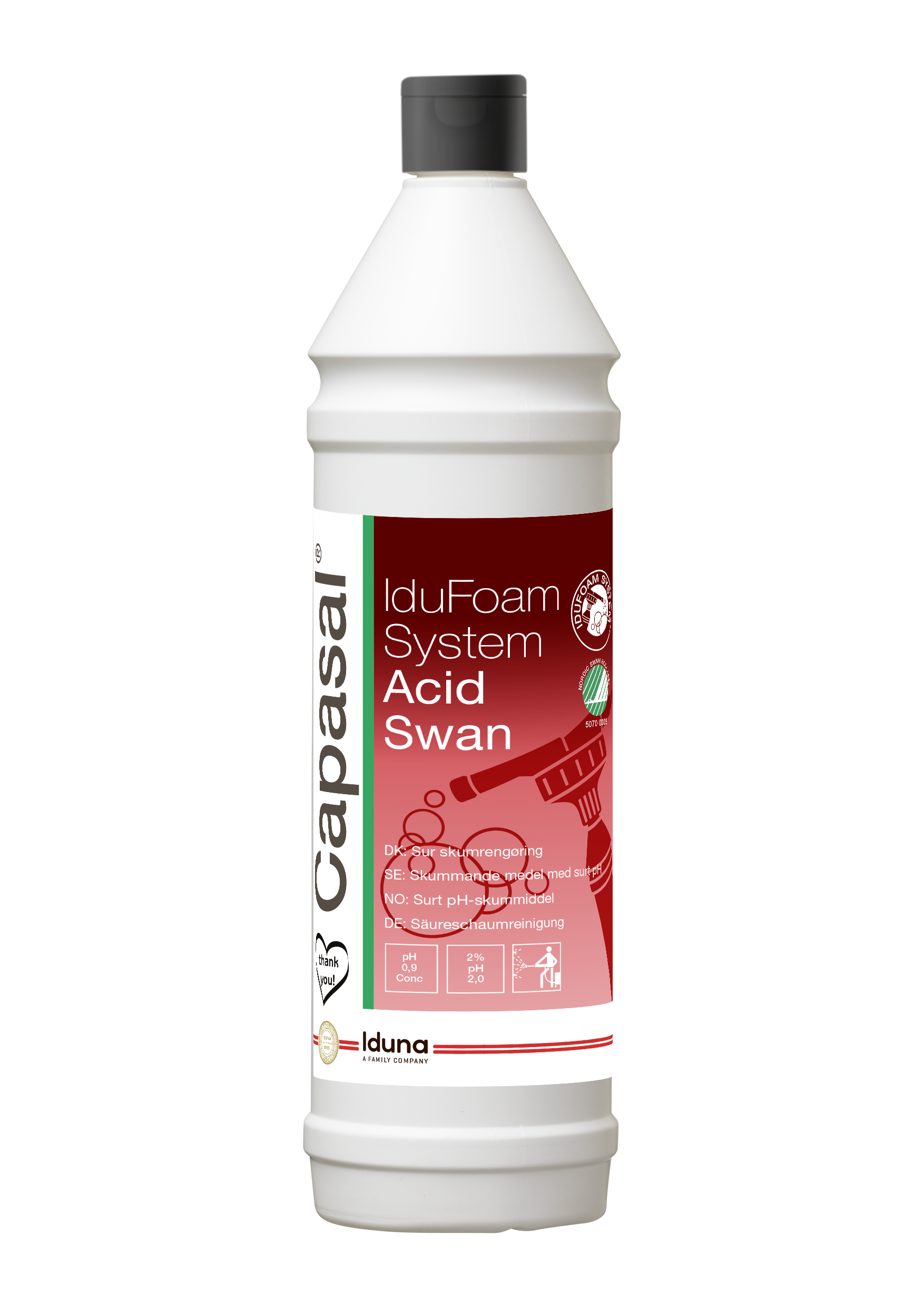 IduFoam System Capasal® Acid Swan